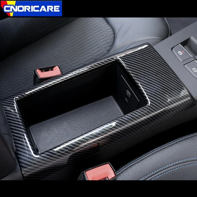 

Carbon Fiber Center Console Car Armrest Storage Box Panel Sticker Cover Trim for Audi A3 S3 8V RS3 2014 2015 2016 2017 2018