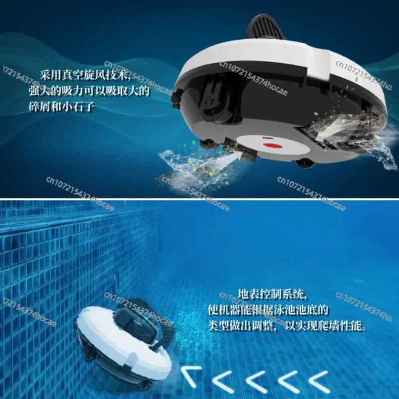 عرض ساخن لعام 2025 حمام سباحة عالي الطاقة مياه الصرف الصحي حوض سباحة ذكي أوتوماتيكي منظف لاسلكي Long-la