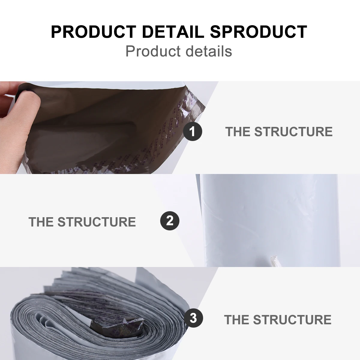 

100Pcs Puncture-Resisting Thick Waterproof Express Bag Delivery Packing Mailers for Shipping Packing Bag