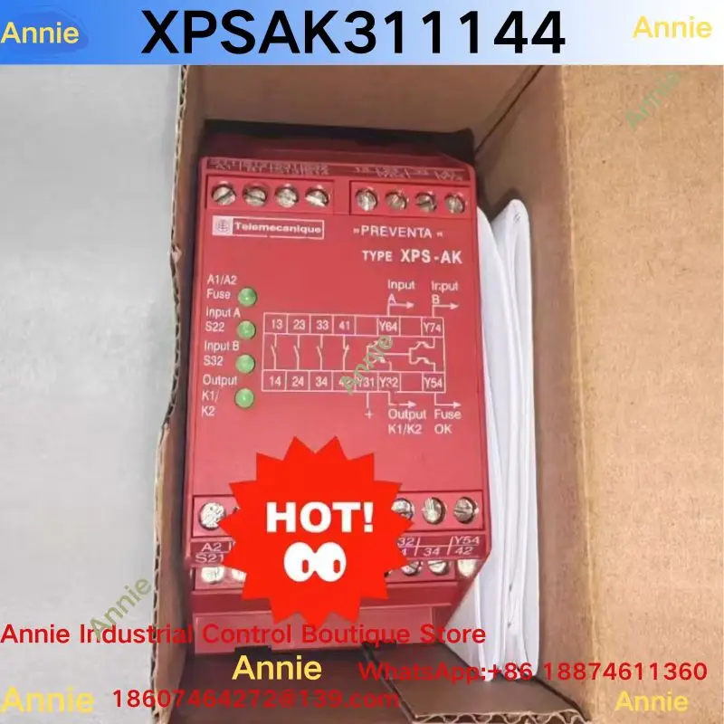 Original Safety Relay XPSAK311144 - High-Quality Automation Component for Enhanced Safety