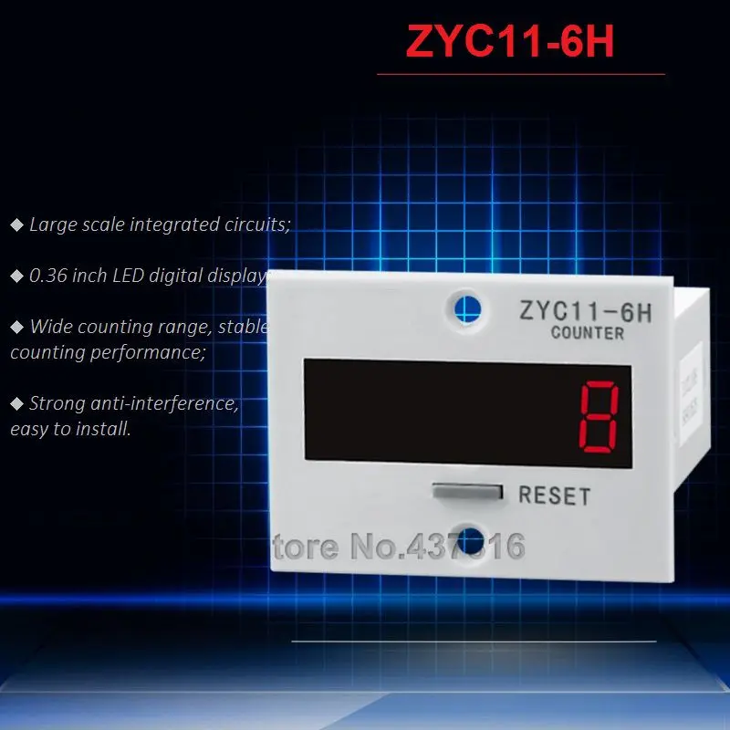 6-Digit Led Digital… - image