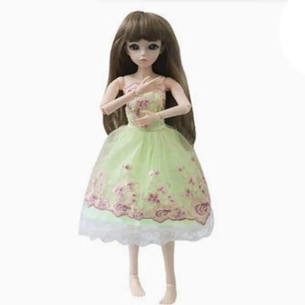 

Handmade Lace Dresses Fashion Dress Up Dolls Party Clothes Diy Girl Toys DIY Accessories Elegant Princess for 1/3 Bjd 60cm Dolls