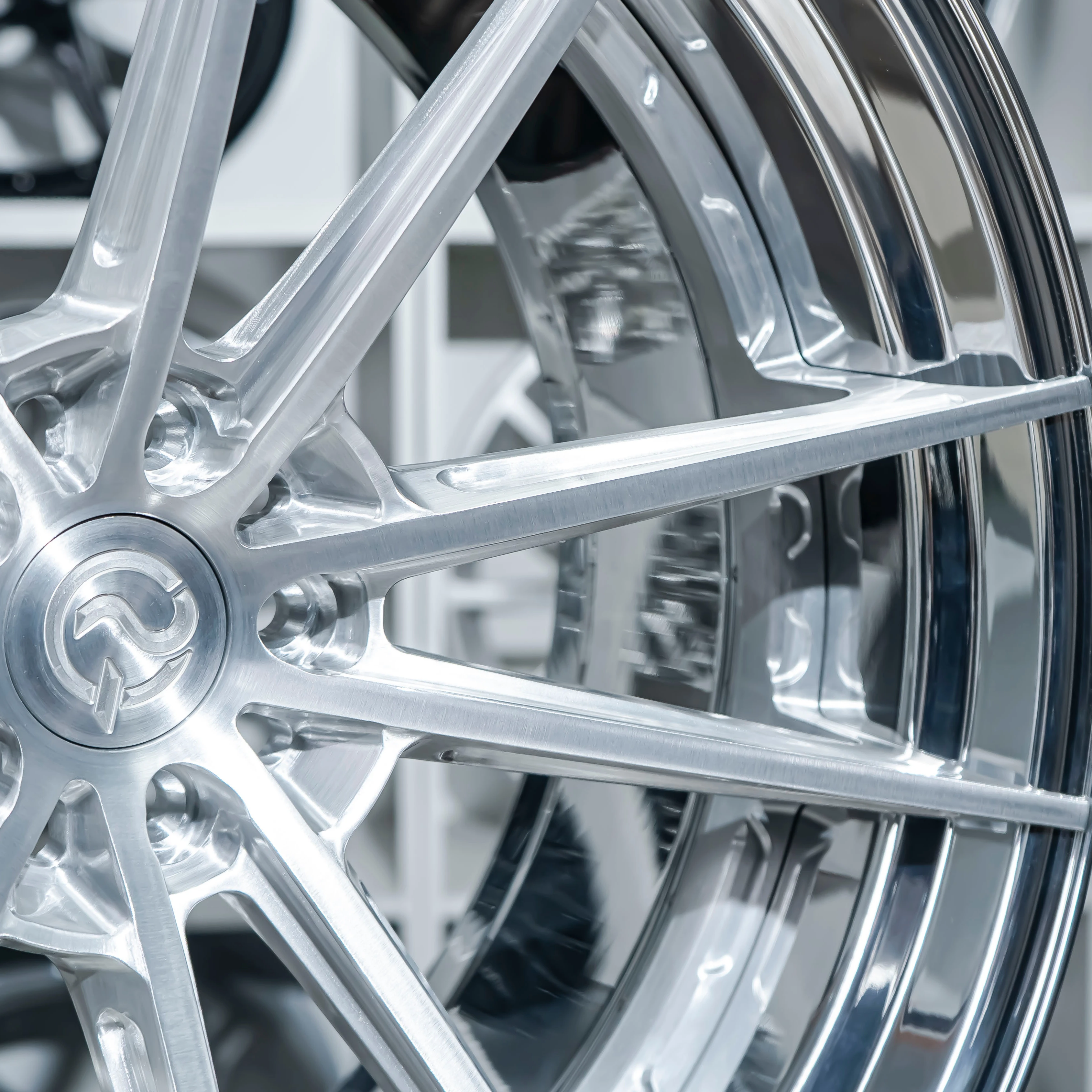 

Кованые диски из сплава PQ на заказ, 5 отверстий, 5*114,3, матовый серебристый, полированный ствол, кованые колеса для легковых автомобилей