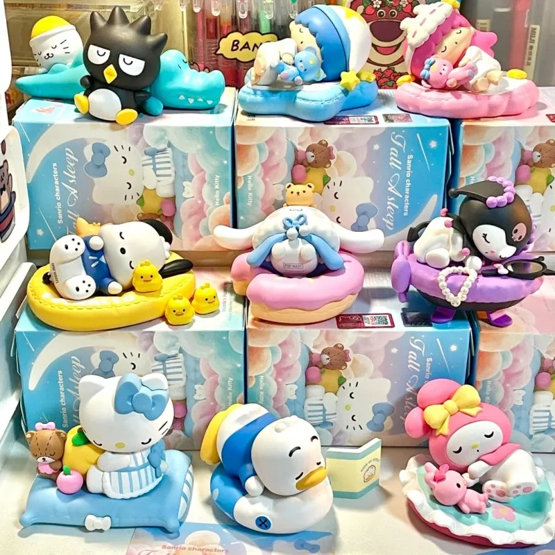 Sanrio กล่องตาบอดนอนหลับอย่างปลอดภัย, mymelody Kuromi pachacco pompurin ของเล่นตกแต่งคริสต์มาสเด็กผู้ชายของขวัญวันเกิดเด็กผู้หญิง