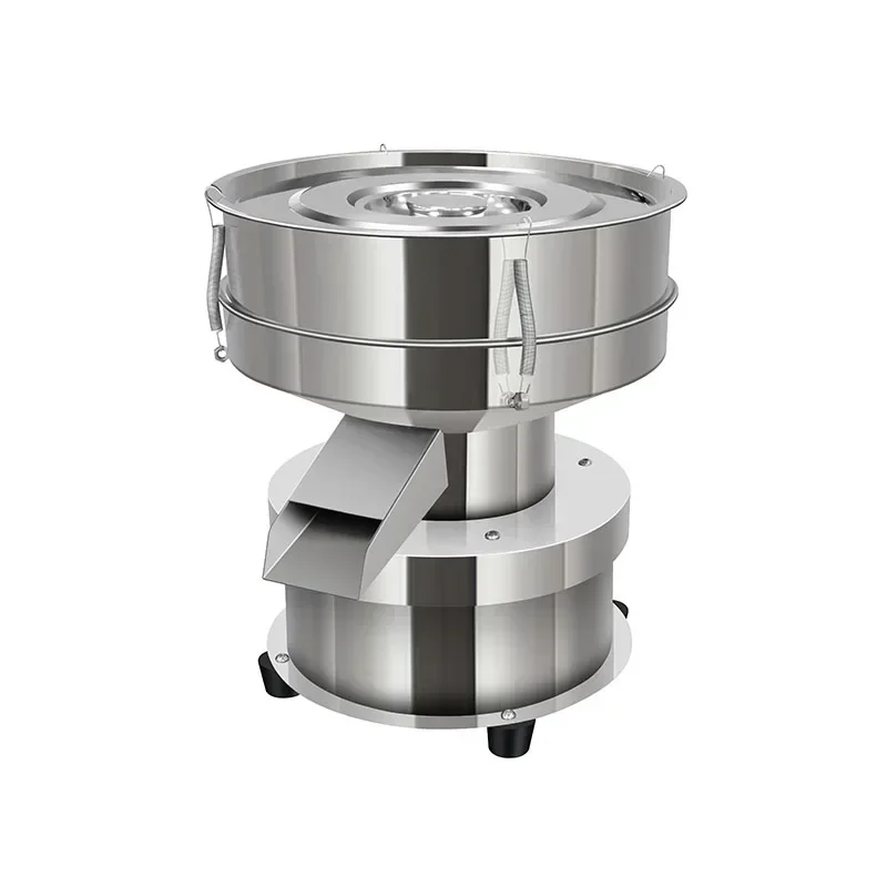 110V Vibrating Screening Machine Electric Stainless Steel Screening Machine Powder Vibrating Sieving Machine Lab Sieve Shaker