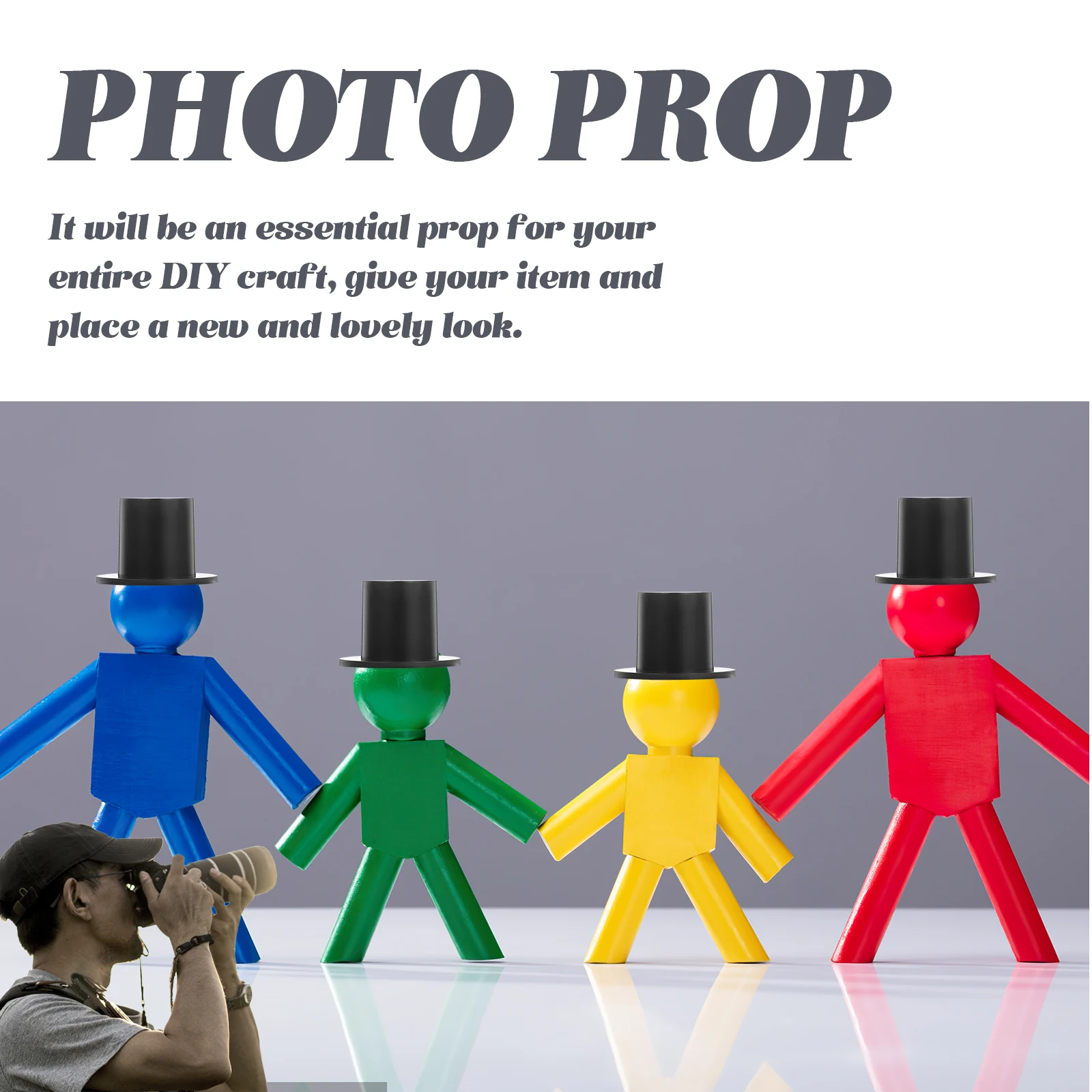 

120Pcs Mini Top Hats Lightweight Durable Compact Essential for DIY Crafts Kids Party Decoration Photography Props