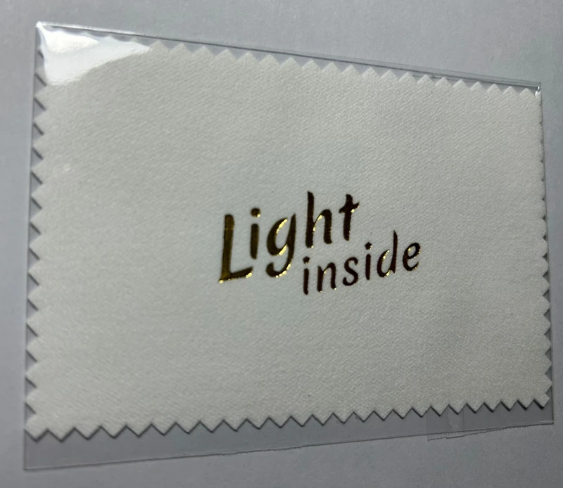 Custom Logo Free 200PCS 10*6.5Cm Silver Polishing Cloth Customize Jewelry Tool Cleaning Opp Bag Individual Pack Wiping Suede
