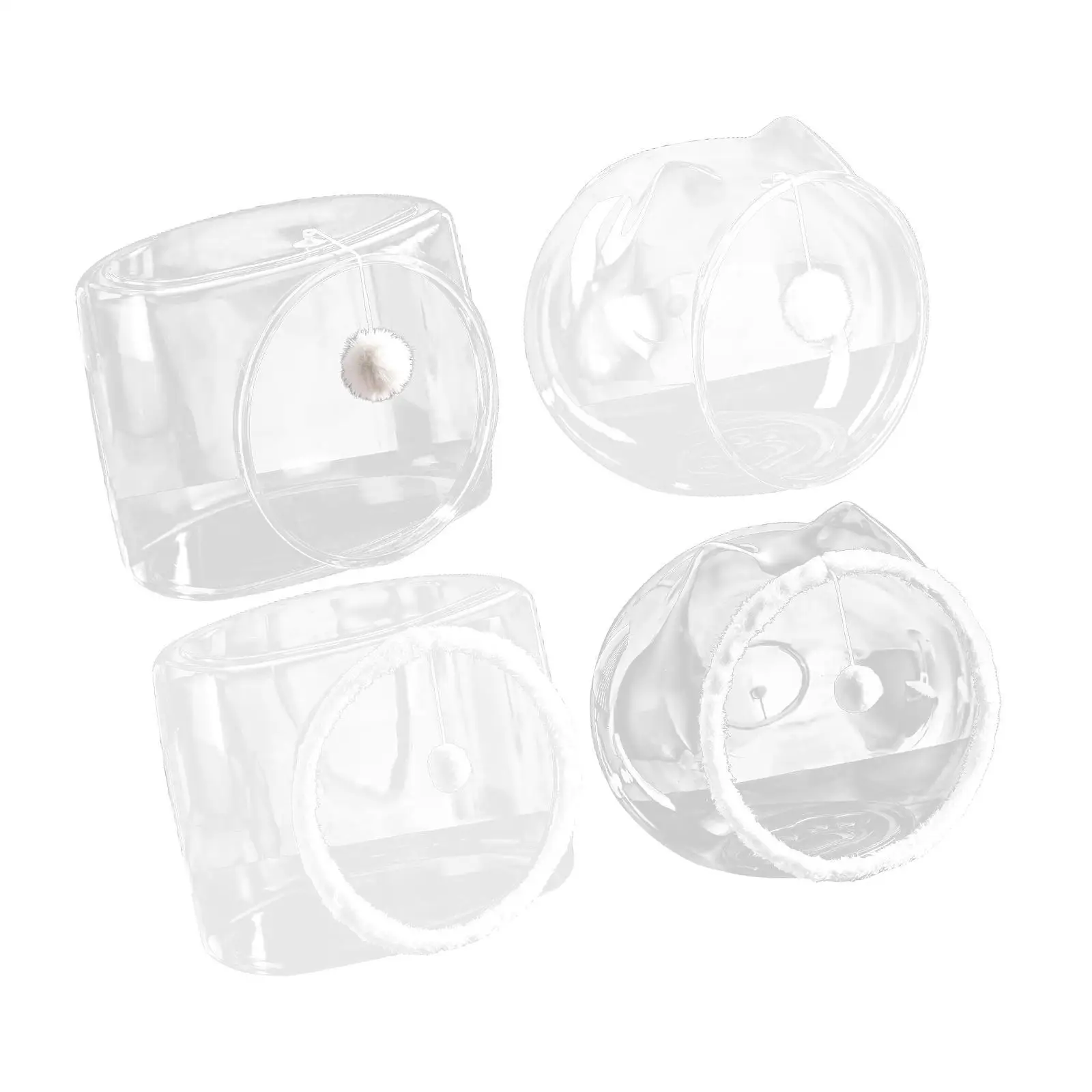 Cats Space Clear Capsule Cozy Activity Centre Breathable Transparent Pet Supplies Four Season Universal Cat Bed Pet Sleeping Bed