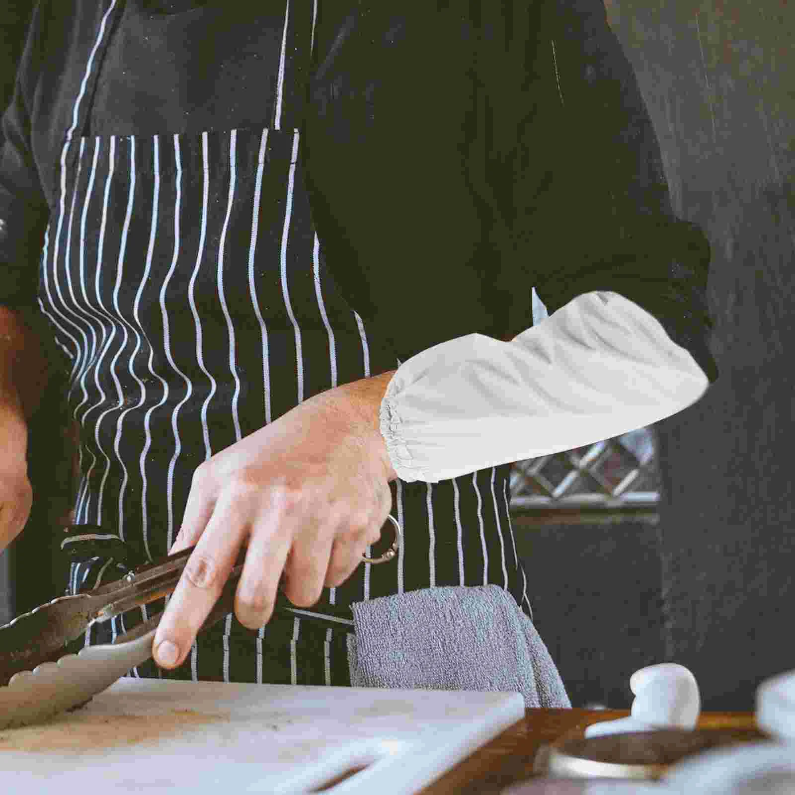 Mangas protetoras para trabalho doméstico, braço para cozinhar, limpeza doméstica, elasticidade, miss