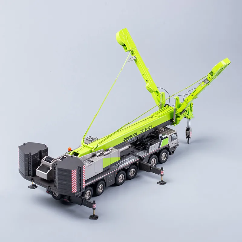 Alloy Model Gift 1:50 Scale ZOOMLION ZAT3000V All Terrain Crane Truck Assembly Instruction Engineer Machinery Diecast Toy Model