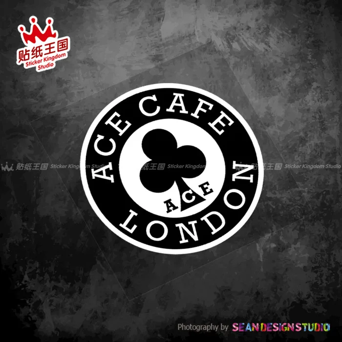 For Cafe motorcycle Stickers helmet motor bike Waterproof Decals 19