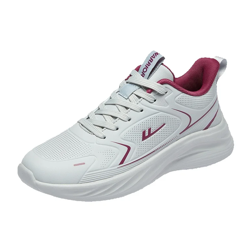 Running Shoes For Women Leather Upper Spring Summer Walking Shoes_voghion.com