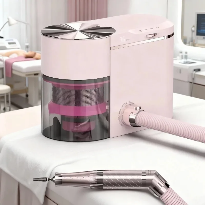 

2025 2-in-1 Nail Vacuum And Duster Tool 80W Powerful ABS Durable Beauty Equipment OEM New