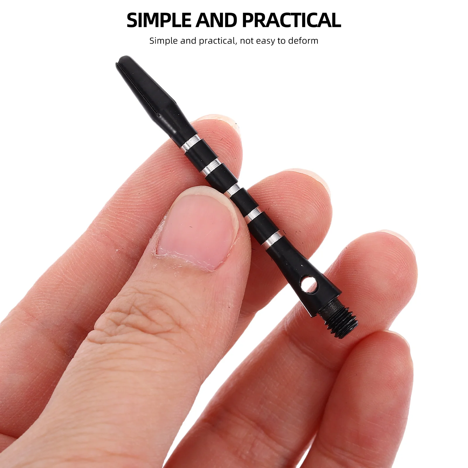 

20pcs Shafts Aluminium Alloy Thread Standard Size For Steel Tips Lightweight Front-Loaded Balance Dart Accessories