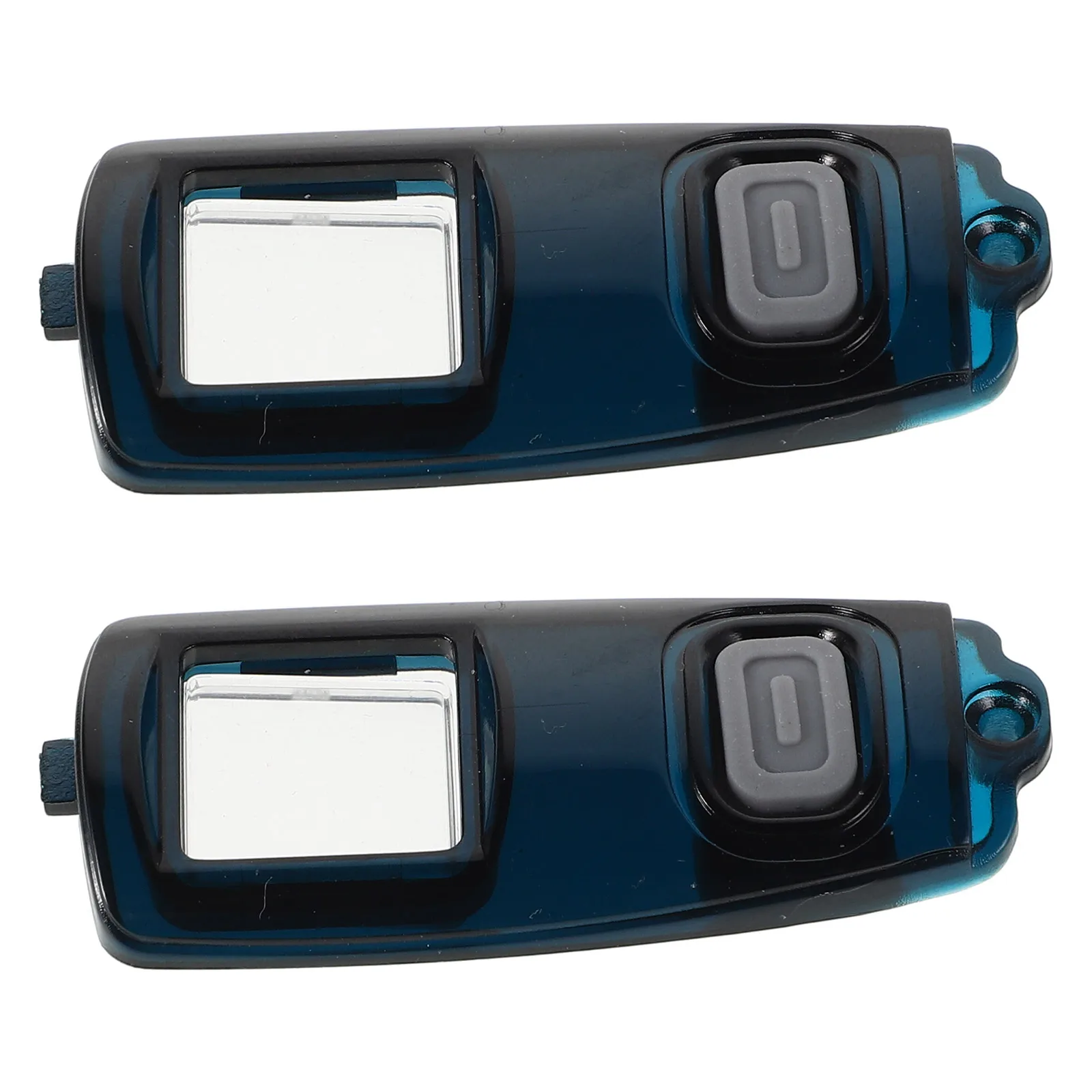 

2 pcs Wireless Switch Cover Durable Plastic Rubber Precise Control Handheld Microphone Switch Covers Stage Accessories Black