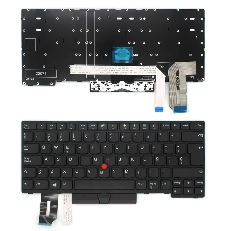 TECLADO PARA PORTÁTIL LENOVO THINKPAD T470 T480 T480S T490 T495 L480 L380 L390