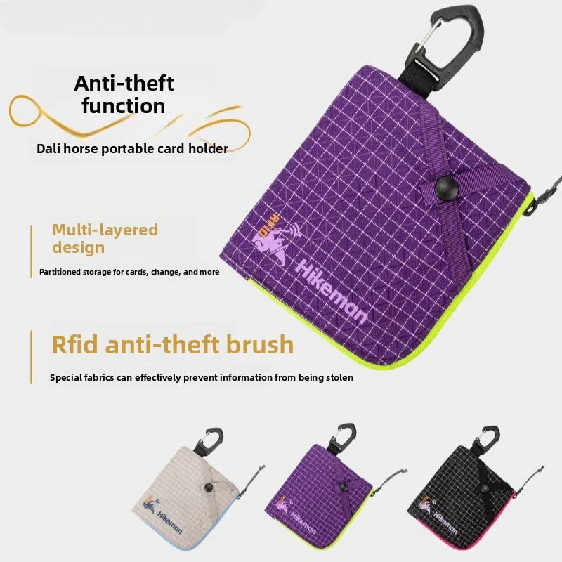 Travel Backpack Anti Theft - Bolsa de Cartões UHMWPE Portátil Antifurto,