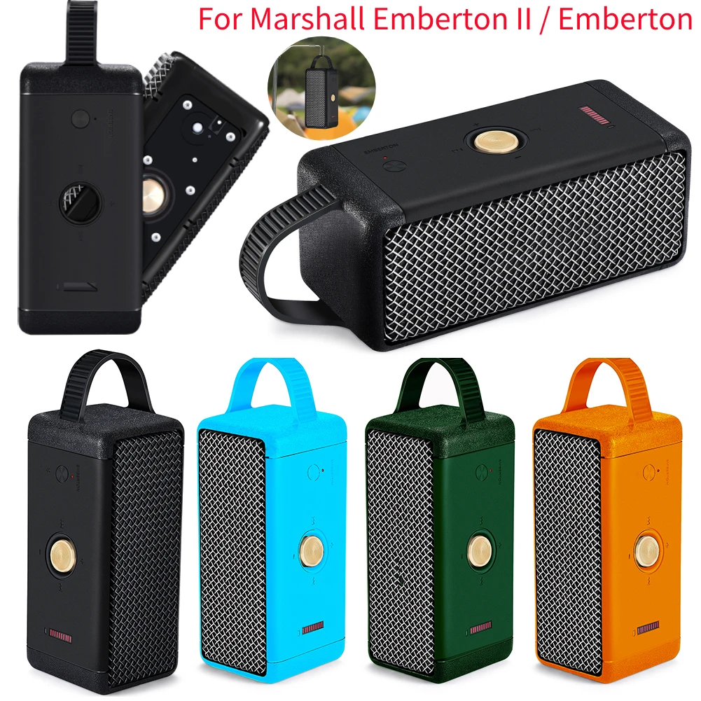 Foldable Speaker Case For Marshall Emberton II / Emberton Bluetooth Speaker Carrying Case Anti-fall Cover Speaker Accessories