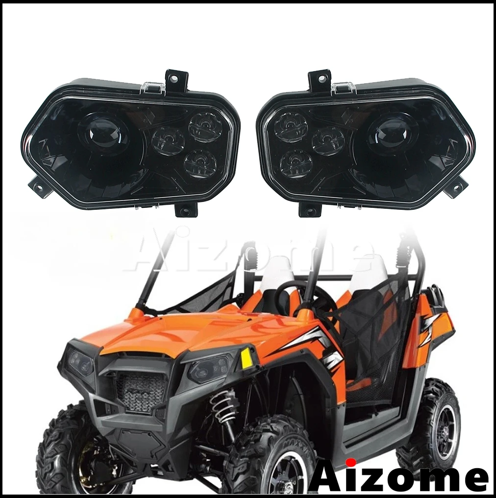

Светодиодная фара с передней головкой Angel Eye UTV для Polaris ACE Hawkeye Ranger ETX RZR 325 400 500 570 700 800 900 Scrambler 850