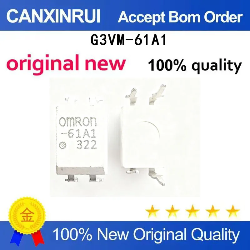 (5-100 Pieces) Brand new original G3VM-61A1 DIP4 direct insertion 61A1 optocoupler solid-state relay spot chip IC