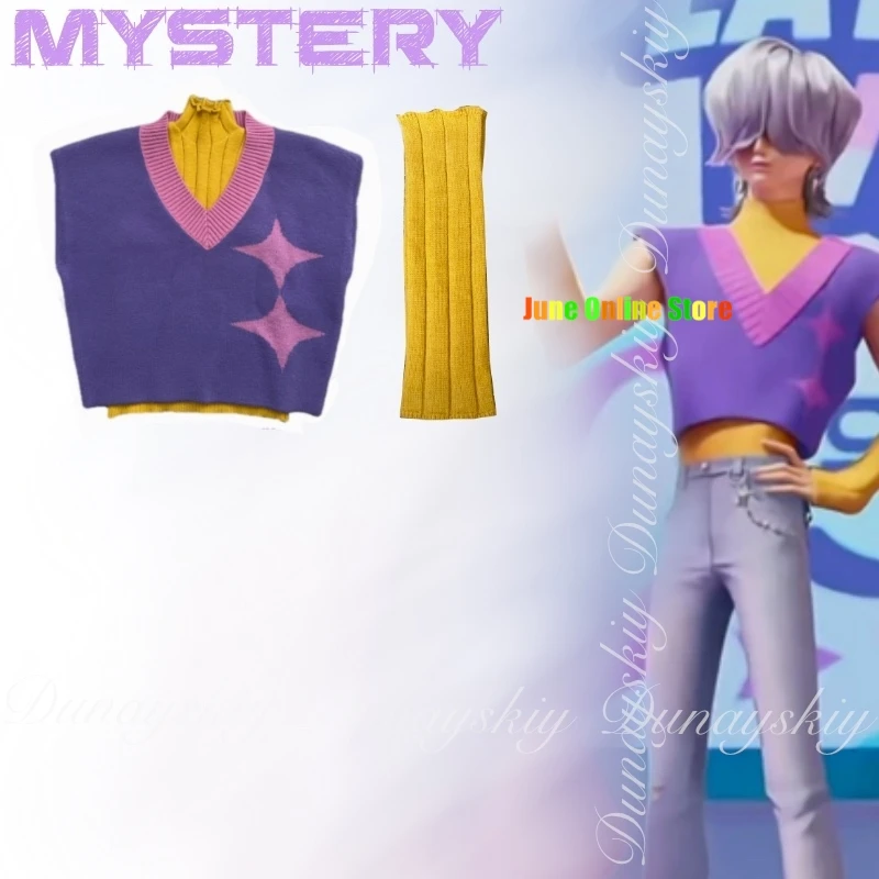 

KPop Охотники на демонов фильм Saja Boys Mystery косплей с красочными свитерами с зеленым париком Хэллоуин косплей костюм полный костюм