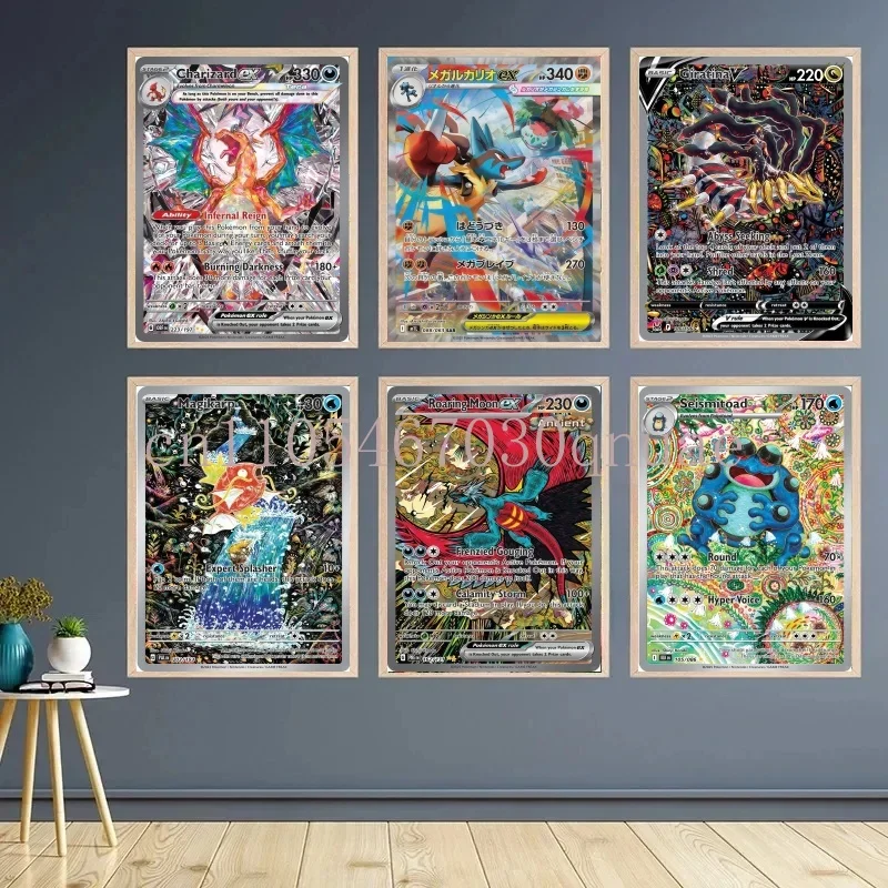 

Pokemon Anime Canvas Painting Sword & Shield Evolutions V Vmax Poster and Print Watercolor Wall Art Picture Home Decor Gifts