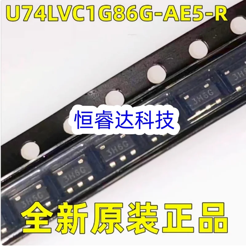 (5-10pcs)100% New 74LVC1G86G U74LVC1G86G-AE5-R Silk Screen 3H6G U74LVC1G86G SOT23-5 chipset