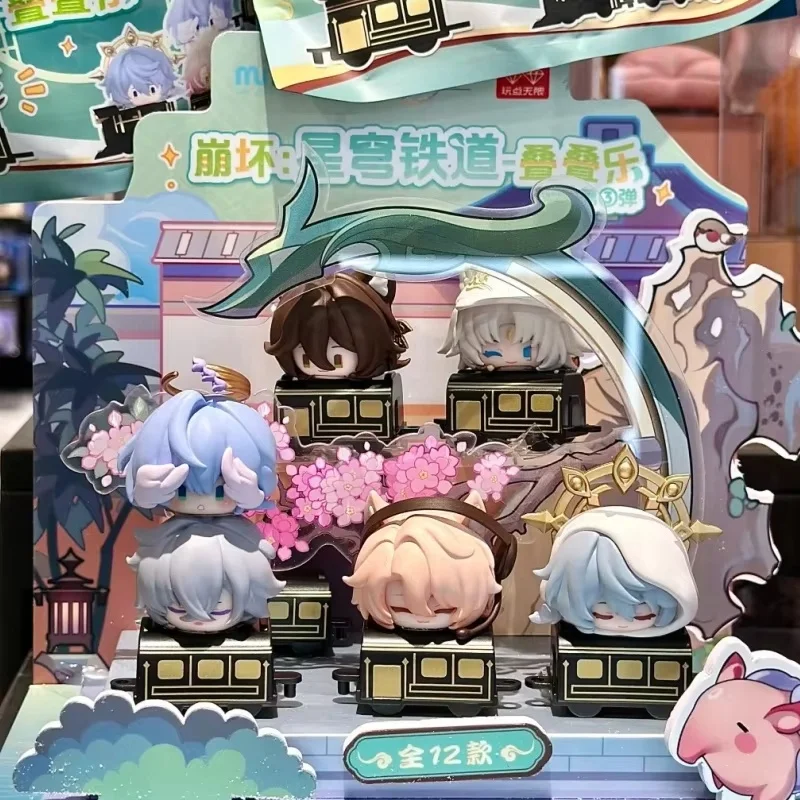 

Милая игрушка для девочек, Лидер продаж, Honkai Star Rail, штабелируемая модная серия, слепая коробка, мини-фигурка, украшения для рабочего стола, подарки