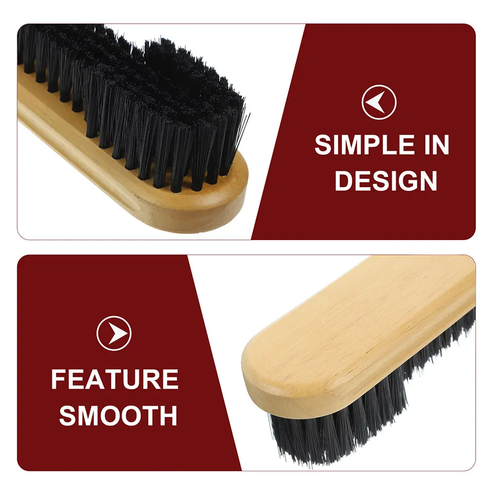 

2 шт. щетка для чистки бильярдного стола для бильярдных столов с деревянной ручкой и плотной щетиной, многофункциональные фетровые щетки для чистки нивели