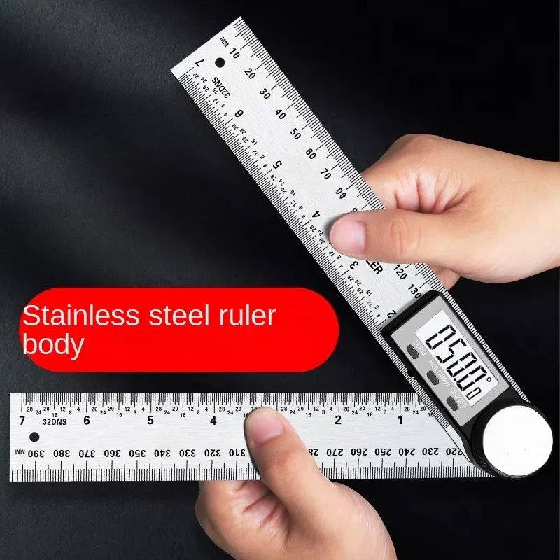 

Electronic Digital Display Precision Angle Protractor Multifunctional Woodworking Industrial Measuring Instrument Ruler