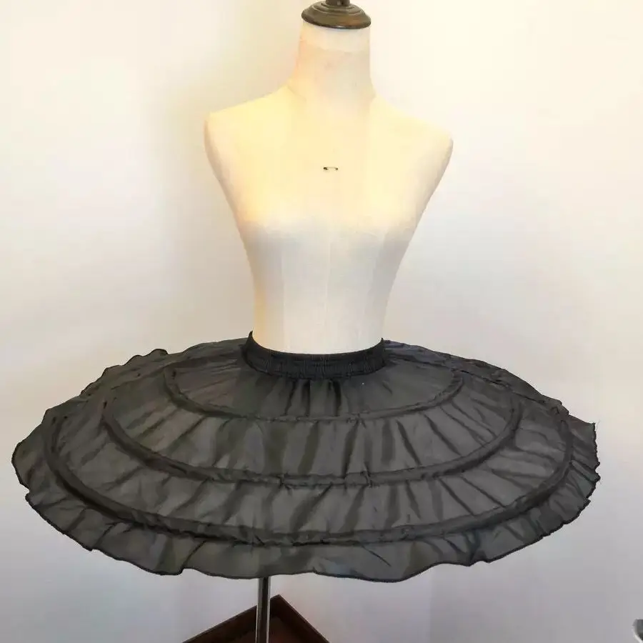 Vestido de baile de Ballet crinolina banda elástica ajustable Lolita crinolina