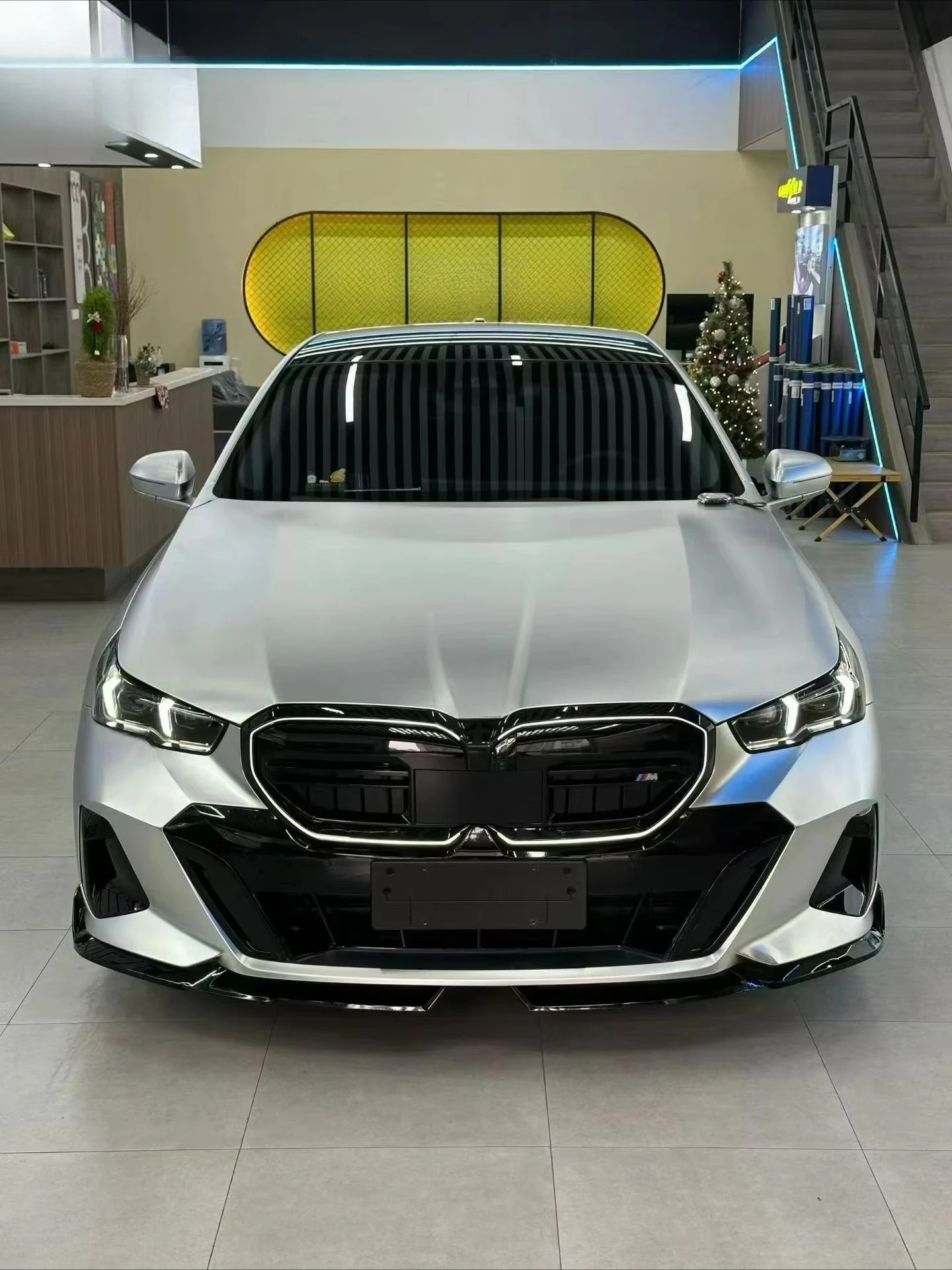 Gloss Black ABS Body Kit for 2024+ New 5 Series G60 G68 Upgrade MP Style Front Lip Side Skirt Rear Diffuser