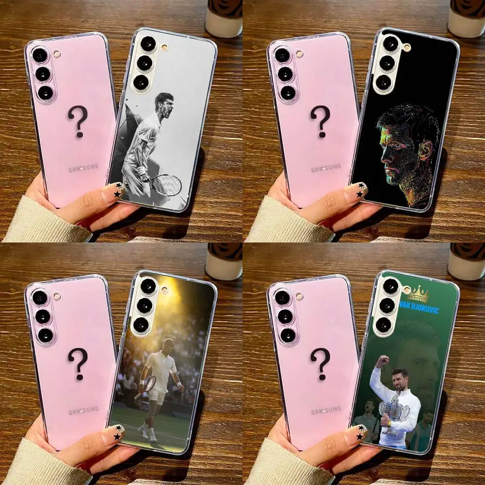 

tennis Novak Djokovic Phone Case For Samsung GalaxyA13,21s,22,31,32,52,53,71,72,73,Soft Transparent Cover