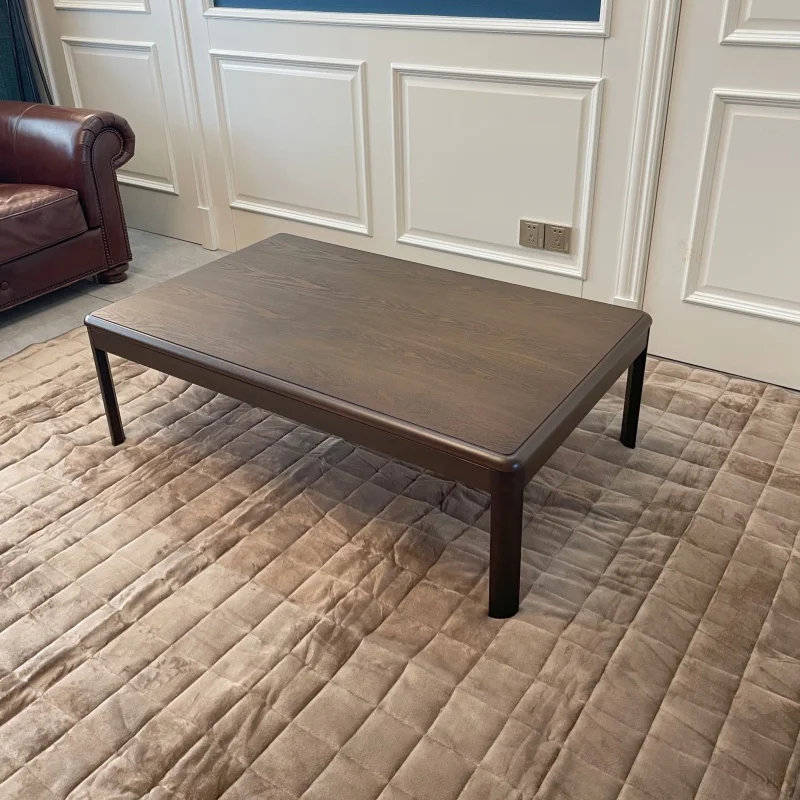 

Japanese Style Kotatsu Foot Warmer Heated Table Rectangle 120cm Home Furniture Modern Wood Living Room Floor Coffee Table Wooden