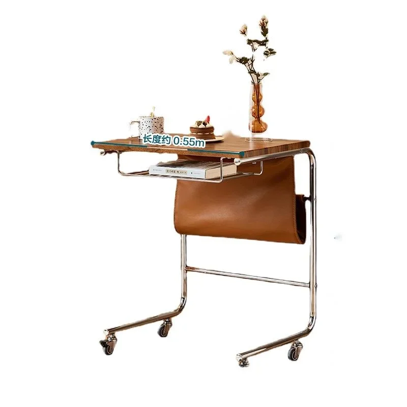 خمر مكتب الكتابة المنزلية السرير أريكة حامل المحمول المدمجة المنزلية الشمال الحوسبة الجدول صالة ديكور