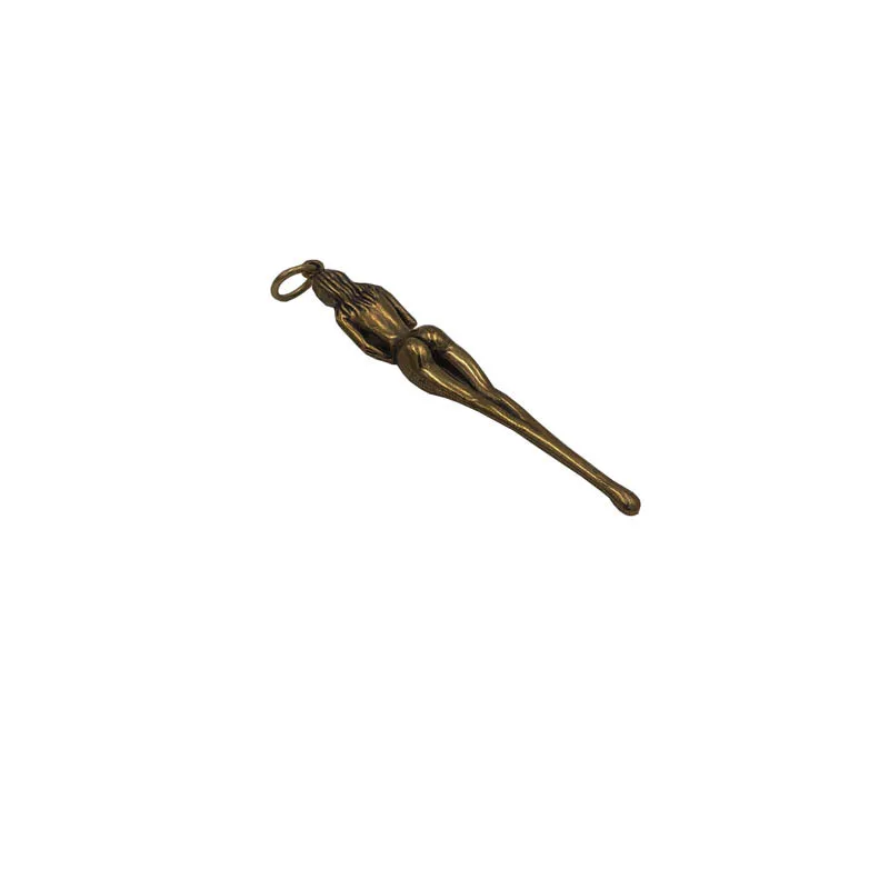 70mm Metal Small Smoke Shovel medicine spoon mini Light-weight Snuff spoon High Quality Portable Snuff pipe Accessories view 5