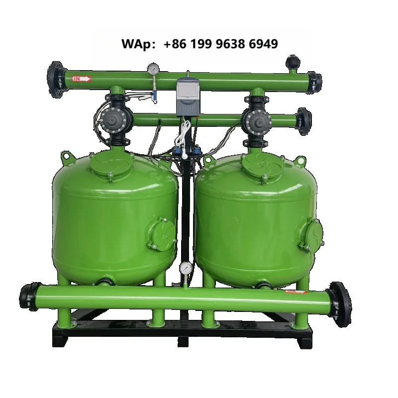 Low Price Durable Stainless Steel Gravel Quartz Media Sand Filter for Sprinkler System