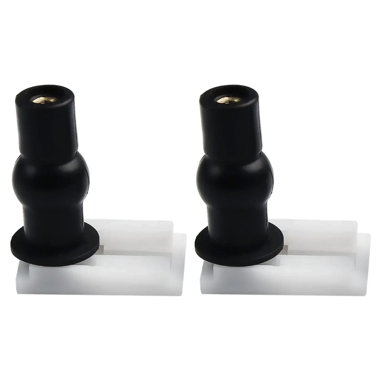 Brand New None Toilet Lid Hinge Screws 50*24*45mm（L*W*H） And Easy Durability Hinge Screw Plastic 37*24*45mm（L*W*H）
