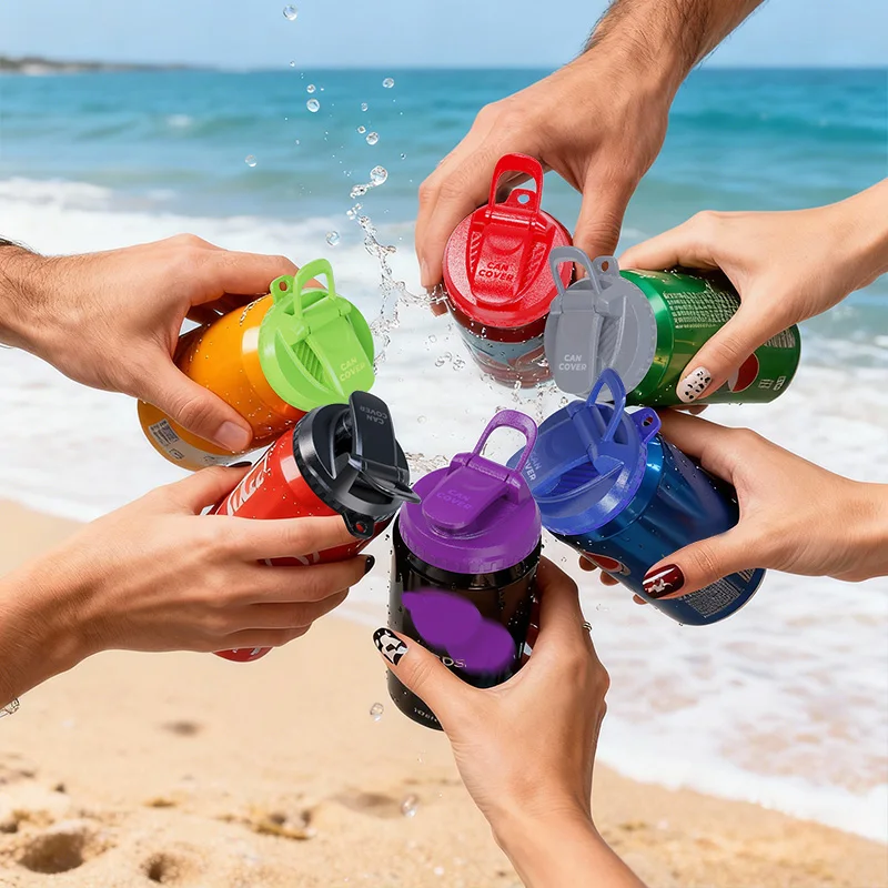 

6PCSCan Cover - Can Cover For Standard Size Soda/Beer/Energy Drink Cans - Perfect for Bbqs & Outdoor Cooking