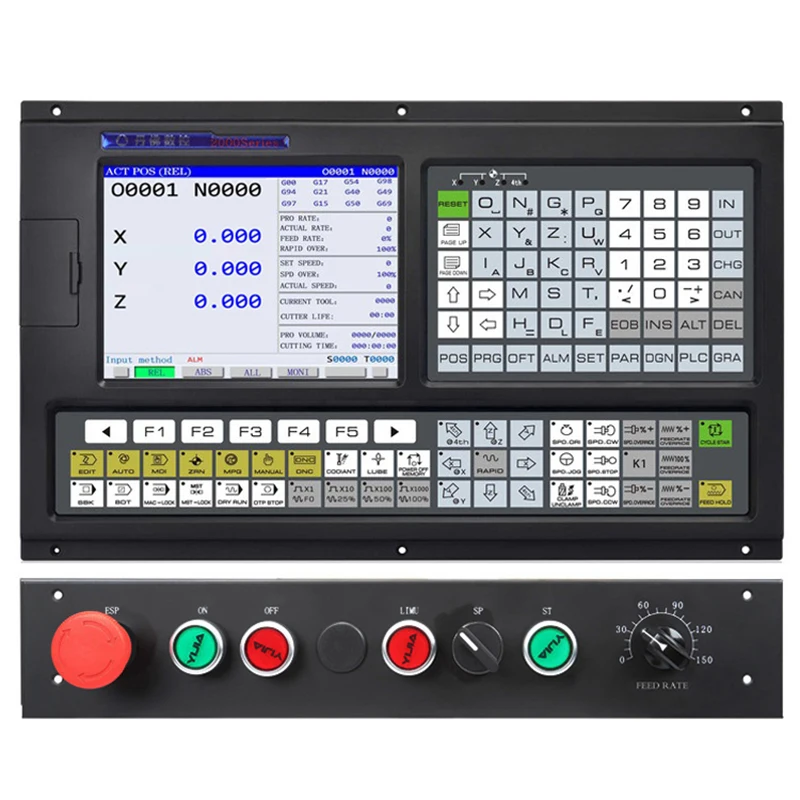 High Quality CNC Controller 3 Axis Milling Machine Control System Kit With PLC And ATC Functions For Machine Tool Transformation