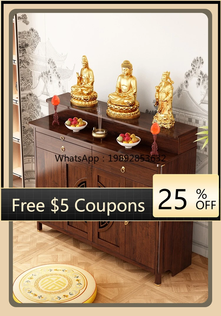 

AB household new Chinese-style shrine table for worship incense table economical living room Guan Gong Buddha table