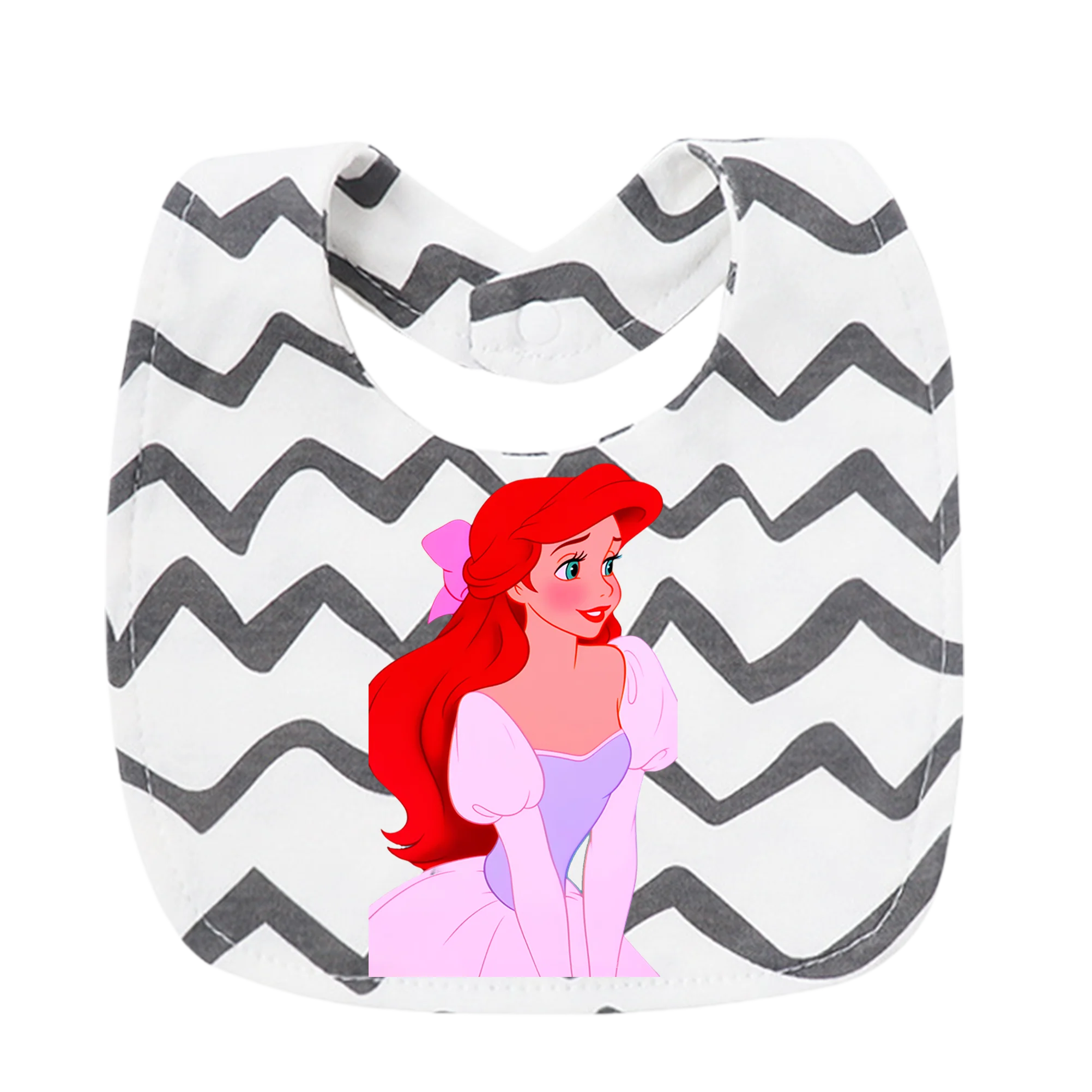 

Anime newborn baby bib For children Cotton U-shaped children's feeding accessories for girls and boys Cotton saliva towel