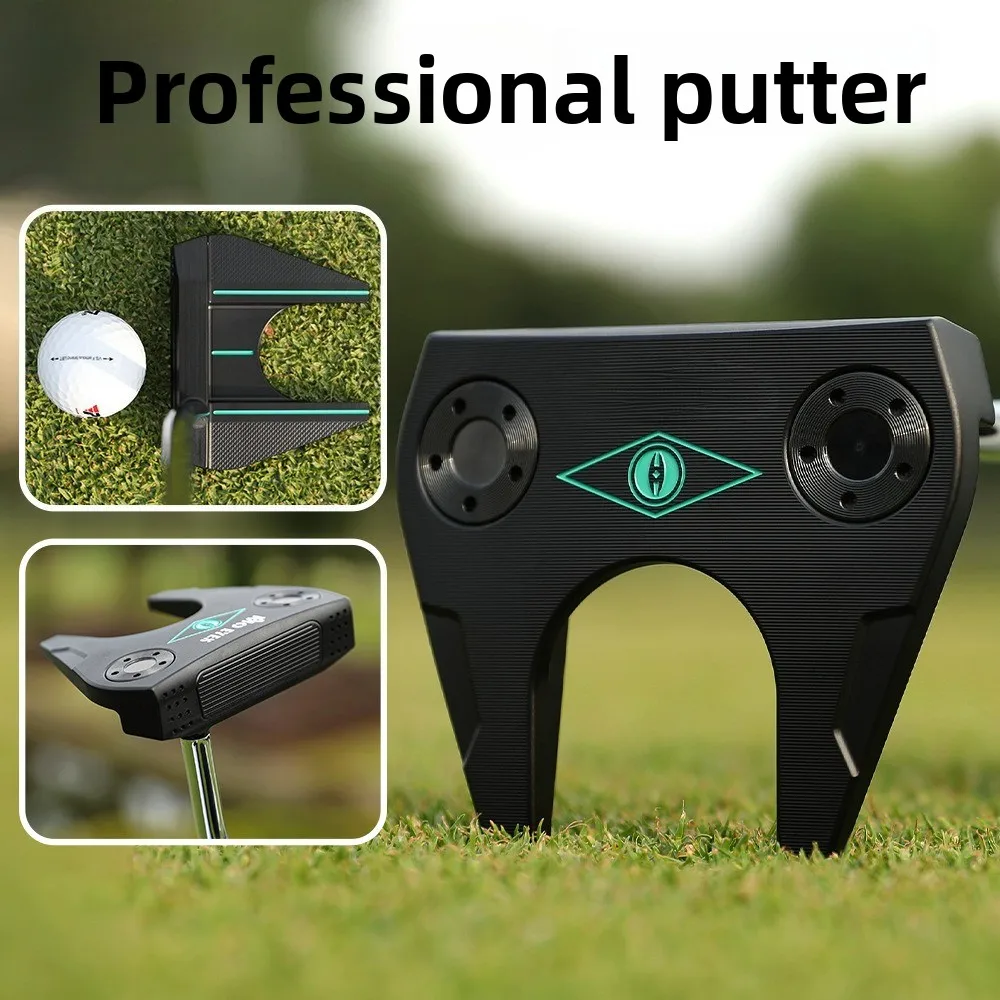 Golf Club Putter,Ladies Single Soft Iron Forged Three-Line Aiming