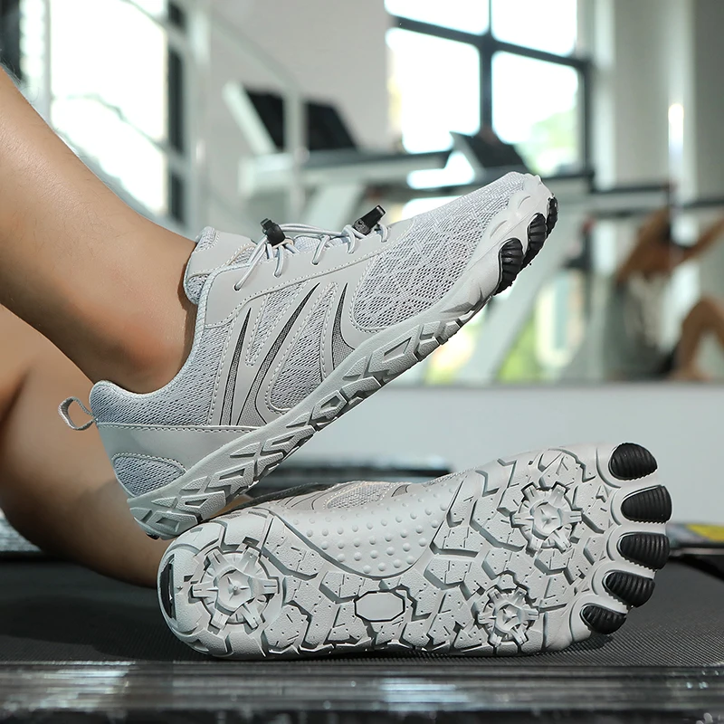 

2025New Men Women Barefoot Shoes Wide Toe Comfortable Non-slip Hiking Upstream Camping Terkking Walking Sneakers Outdoor Casual