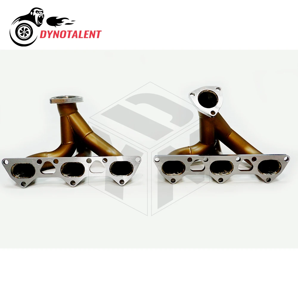 DYN RACING Ceramic Coating SS304 42MM Exhaust Manifold for Por Sche 996/997 Turbo