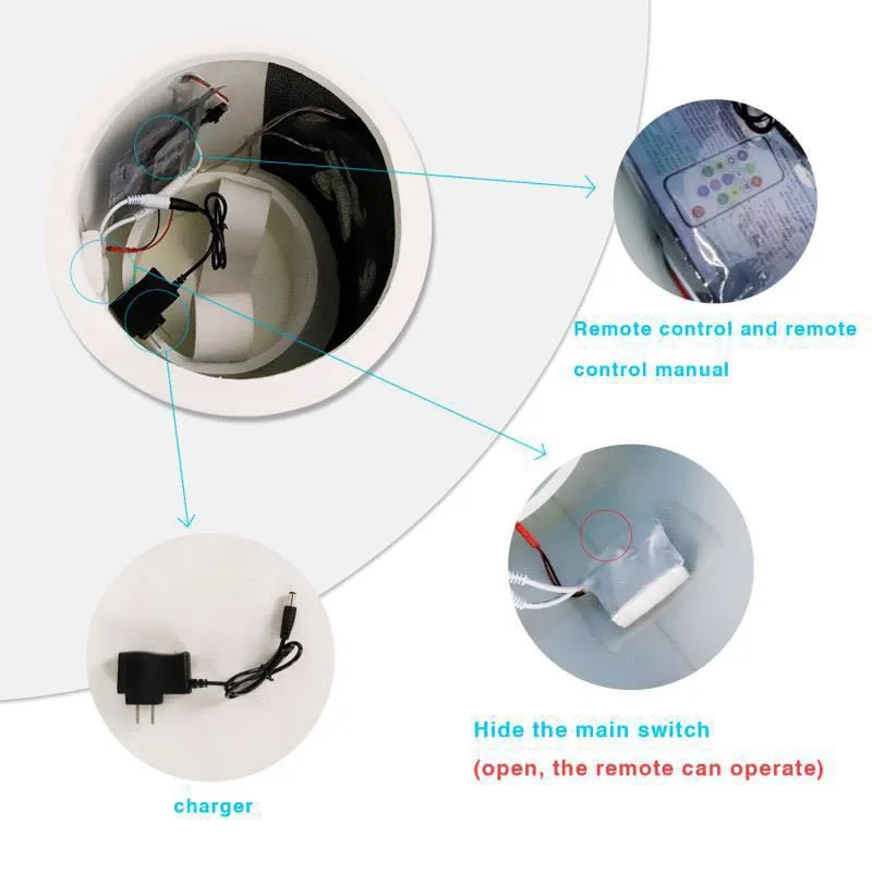 LED DJ Mask Breathable Realistic Helmet Durable Cosplay Headwear for Carnival Music Festival Halloween Party