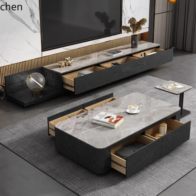 YY-  Furniture Combination Set TV Cabinet Dining Table Full Set Living Room Furniture Whole House Set