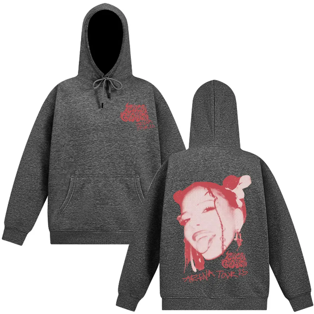 เสื้อฮู้ดแร็ปเปอร์นีน่า ชูบา อารีน่า ทัวร์ 2025 สำหรับผู้ชายและผู้หญิง แฟชั่นฮิปฮอป เสื้อสเวตเชิ้ตแขนยาวทรงหลวม สไตล์ลำลอง ฮาราจูกุ เสื้อแทรคสูท