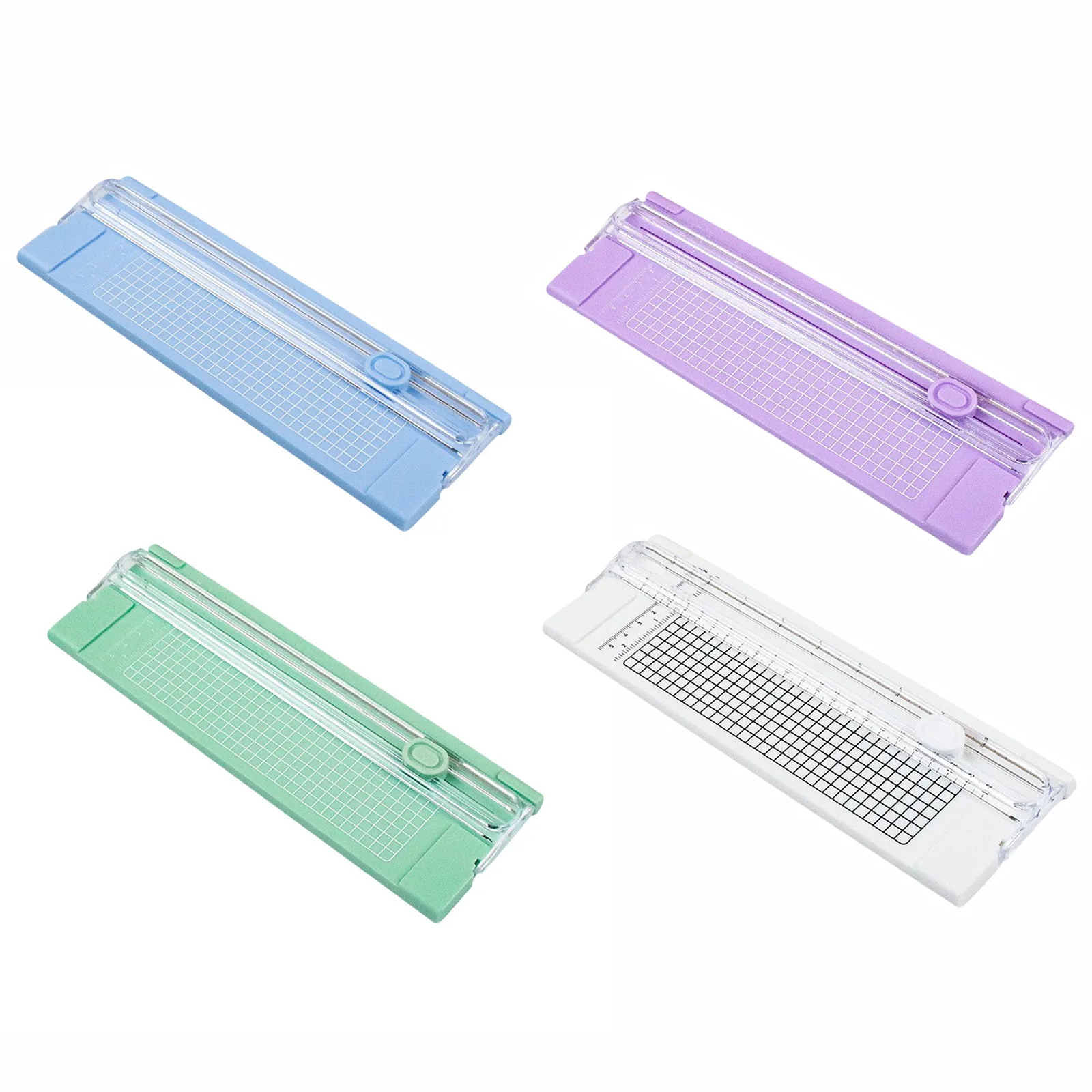 

Plastic Base Paper Trimmer Portable A4 Paper Cutting Machine Photo Cutter Scrapbook Blade Small Home Office Art Crafts Tools