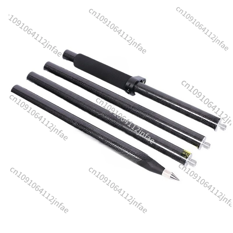 

2m 4-Section Carbon Fiber Centering Rod for RTK Prism Surveying, Mapping, and GPS Applications